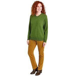 Banana Republic Medium Luxury Blend Soft Green V Neck Sweater Cashmere
